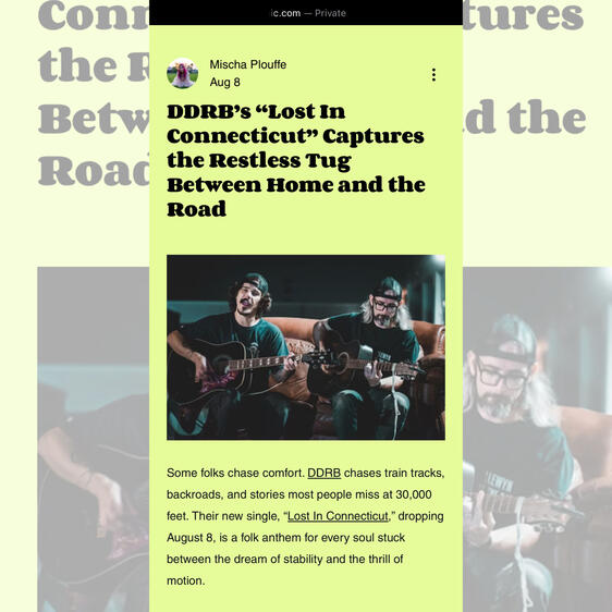 DDRB INTERVIEW: Train Track Folk Modern folk on train cars